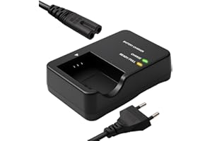 AIVANE CB-2LH NB-13L Chargeur Appareil Photo pour Canon Powershot G1 X Mark III/G7 X Mark II/G5 X/G7 X/G9 X/G9 X Mark II/SX620 HS/SX720 HS/SX730 HS/SX740 HS Appareil Photo Numérique, Noir