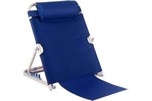 XWZJY Dossier de lit Assis Ajustable Dossier De Lit Réglable en Tissu Support De Lit pour Personnes Handicapées avec Tuyau en Acier Pulvérisé Support Inclinable Confortable en Tissu Oxford