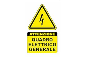 SOCIAL CRAZY NEW CARTELLO SEGNALETICO - QUADRO ELETTRICO GENERALE - Adesivo Extra Resistente, Pannello in Forex, Pannello In Alluminio (ADESIVO 20X31 cm)