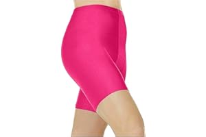 BOOM PRIME Ladies Cycling Shorts Dancing Running Gym Workout Active Casual Wear Women Plain Bike Shiny Yoga Pants