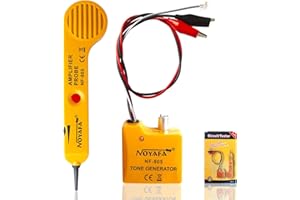 NOYAFA Wire Tracer Circuit Tester, Tone Generator NF-805 Line Finder Cable Tester for Network Cable Collation, Tone Tracing Probe Kit