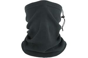 WLLHYF Zimowy ocieplacz na szyję, ocieplacze na szyję, polarowe, wiatroszczelne, zakrywające twarz, szalik na zimę, na narty, snowboard, do biegania, jazdy na rowerze