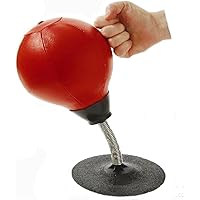 HemeraPhit Punching-Ball zum Boxen für den Schreibtisch, extrem Starke Saugkraft, Stressabbau, Speed Ball mit Pumpe