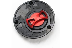 BHYSHOP CNC Bow-tie Gas Fuel Tank Cap Cover For Yamaha YZF R6 R1 R25 MT 07 09 FZR1000 FZ1 TT600 V-MAX (Titanium)