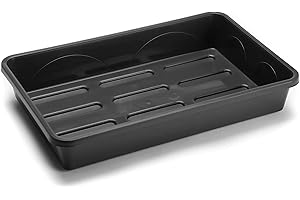 EarlyGrow MPL50041/A/S Heavy Duty Medium Seed or Gravel Tray 38 x 24 x 6 Centimetres - Black