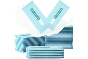 YCAAEO 100 Piezas Toallitas Refrescantes, Toallitas Humedas Empaquetadas Individualmente, Toallitas de Limpieza Envueltas Individualmente, toallitas de Limpieza Higiénicas (Azul-B, 100)