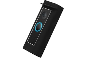 kwmobile Case Compatible with ring Video Doorbell Pro - Protective Silicone Cover Black