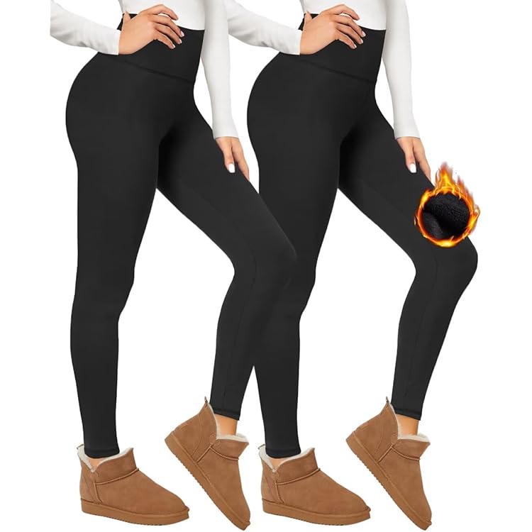 Fleece-gefütterte Leggings Für Damen Mit Hoher Taille