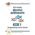 KS1 Maths Year 1 Mental Arithmetic Targeted Question Book (includes Online Answers & Audio Tests) (CGP Year 1 Maths)