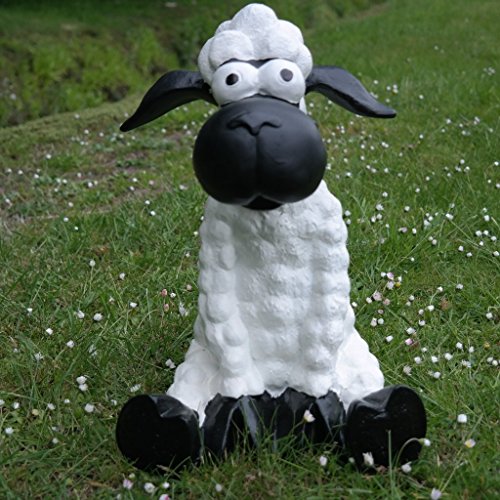 Dekofigur Schaf Molly sitzend Gartenfigur Deko