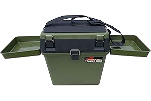 Roddarch Fishing Seat Box with 2 Side Trays
