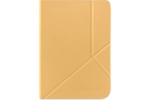 Kobo Clara Colour/BW SleepCover - Giallo burro | Custodia SleepCover con tecnologia Standby/Risveglio, supporto integrato a 2 vie, in pelle vegana, compatibile con eReader Kobo Clara Colour/BW da 6"