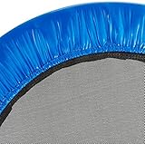 Relaxdays Fitness Trampolin, Durchmesser, Indoortrampolin, belastbar bis 100 kg, Fitness und Ausdauertraining, blau - 2