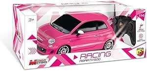 Voiture radiocommandée lady fiat 500 abarth rose Outlet