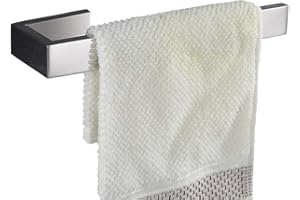 Flybath Barre-Serviette Porte-Serviette sans Couvercle Ouvert en SUS 304 Acier Inoxydable Miroir Poli Salle de Bain Cuisine Porte-Chiffon Mural Accessoires