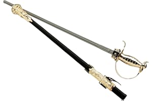 ATOSA sable espadachín negro de 67cm con funda y antifaz