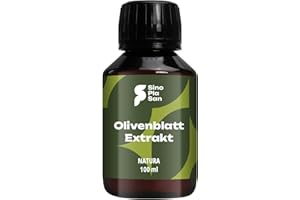 ‎SINOPLASAN Olivenblatt Extrakt NATURA | flüssig | 100% natürlich/naturrein | keine Zusatzstoffe | höchstdosiert | vegan | glutenfrei | laktosefrei | GMO-frei | 100 ml