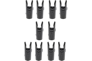 MagiDeal 10pcs Encoches Fleches Tir à Accessoire de Sport en Plastique