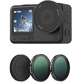 SMALLRIG Filter Kit for DJI for Osmo Action 6, ND16/CPL/Mist - 5896 | Silicone Cover, Snap-on Mount, Video and Photography Ac
