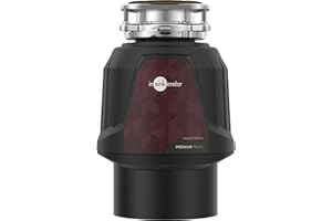 Insinkerator Premium 700 EC - Trituradora de residuos de cocina con motor de inducción de 0,75 CV y interruptor de aire