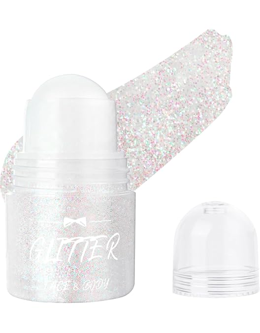 Roll-on Body Glitter Gel – 25 Ml, Holografischer Glitzer – Für Festival, Party & Make-up