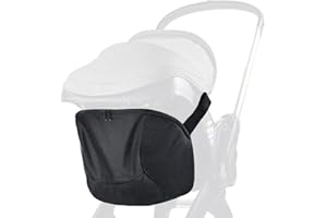 Cysocool Exclusive Clip-On Baby Stroller Storage Bag Compatible with Doona Stroller & Carseat, Non-Slip Zipper Snap-On Car Seat Bag, Baby Essentials Pram Organiser Pushchair Accessories