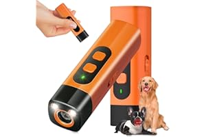 BEZHGOC Anti Barking Devices, Dog Barking Deterrent Devices with HD Display and LED Flashlight, Suitable for Training to Improve Bad Behavior