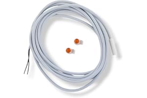 DL-pro Sonde de température sans accessoires compatible avec Liebherr 9590206 Capteur de température pour vaporisateur 4,7 kOhm réfrigérateur congélateur