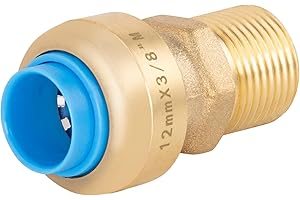 NT NOYON & THIEBAULT Raccord automatique universel Ø12 mâle 12x17 (3/8) TOUT PUSH