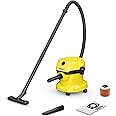KARCHER WD 2 Plus V-12/4/18 |12 litres Capacity|Blower Function|4 m Cable with 1.8 m Suction Hose| Efficient Cleaning Wet and Dry Vacuum Cleaner
