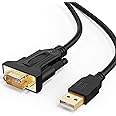 CableCreation USB to RS232 Cable (FTDI Chipset),RS-232 Male DB9 Serial Converter Cable for Windows 10, 8.1, 8,7, Vista, XP, 2000, Linux, Mac OS X 10.6 and Above,1M
