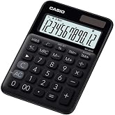 Casio Ms-20Uc-Bk-N-Dc Casio Mini Table Calculator, Black