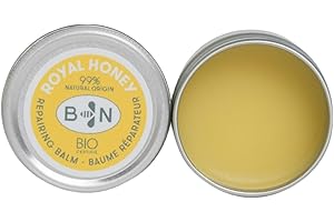 Bee Nature - Baume Réparateur Miel Bio - Hydratant et Réparateur - Apaise l'eczéma, les Éruptions Cutanées, la Peau Sèche - Lèvres Visage Corps - Après Soleil - 99,9% Naturelle - Nourrissant - 10g