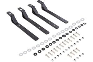 Gazechimp Support De Fixation De Sacoche Universelle pour Moto Robuste, Noir