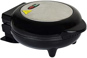 JANOON LTD 750W Non Stick Electric Omelette Maker Egg Cooker with Glossy Black Finish and Silver Top for Ideal Kitchen Electric Appliances by Janoon®