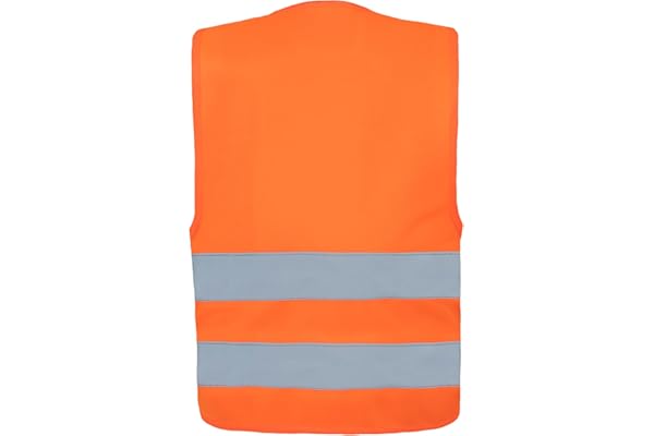 Korntex Kwo100s Gilet de sécurité Standard pour Enfant, Unisexe, Orange, Taille S EU
