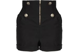 SS7 Clothing Womens High Waist Shorts 8-16