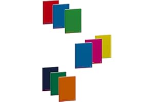 Pigna, Maxi Quaderno con copertina cartonata Pigna Colours, interno 0A, righe prima / seconda elementare, 80 g/m², Copertine Assortite,21x29,7 cm, Confezione da 3