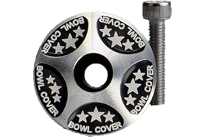 HOUSON Top Cap - Casco de bicicleta (aluminio, 28,6 mm), color negro