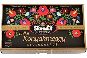 BEST OF HUNGARY Cherry Liqueur Chocolates 163g - Artisan Dark Chocolate Pralines