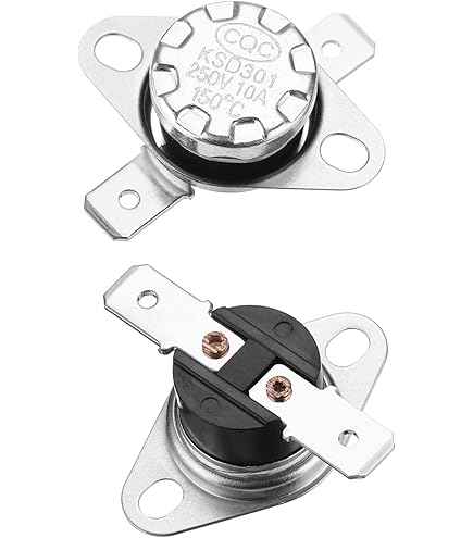Thermostat KSD301 60°C/140°F 16A NC - Lot De 2, Normalement Fermé, Pour Micro-ondes, Cafetière...