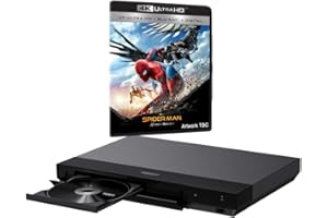 Sony UBP-X700 MULTIREGION Blu-ray Player Bundle with Spiderman Homecoming Ultra HD 4K Blu-ray Disc