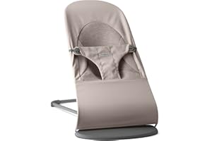 BabyBjörn Bouncer Balance Soft, Woven/Jersey,Tri-Fabric, Sand Grey