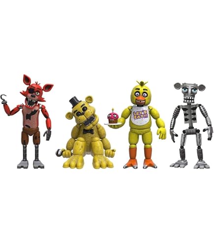 Set 4 Figures Five Nights at Freddy'S : Funko 2 Vinyl Figures