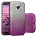 Produktbild kwmobile Hülle für Samsung Galaxy A5 (2017) - TPU Silikon Backcover Case Handy Schutzhülle - Cover klar Glitzer Verlauf Design Violett Silber
