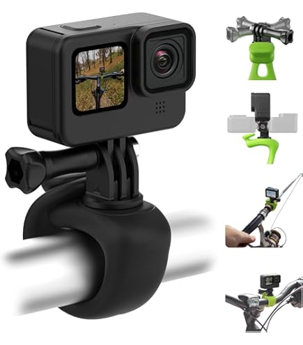 Supporto Manubrio Per GoPro - Clip Girevole Per Bici E Moto - Foto 1