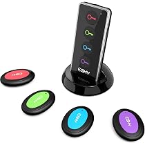Localizzatore Per Chiavi E Oggetti - Tracker Bluetooth Con App, Raggio 15m, Allarme A Distanza, 6 Mesi Autonomia, 5 Colori