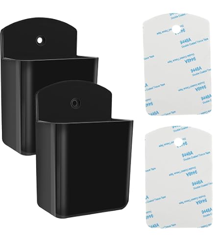 Support Mural Pour Télécommande GANCEI - Boîte De Rangement Blanc, Gain De Place Pour Télé Climatiseur, TV - Petit Modèle