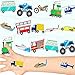 Produktbild German-Trendseller ® - Fahrzeuge Tattoos Set  NEU  Kinder Party  Kindergeburtstag  Mitgebsel 72 Tattoos