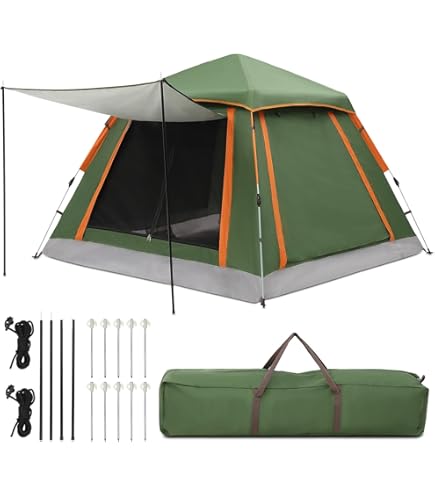 Tente Camping Tente Pop-Up Outbound Pour Personnes Avec Sac De